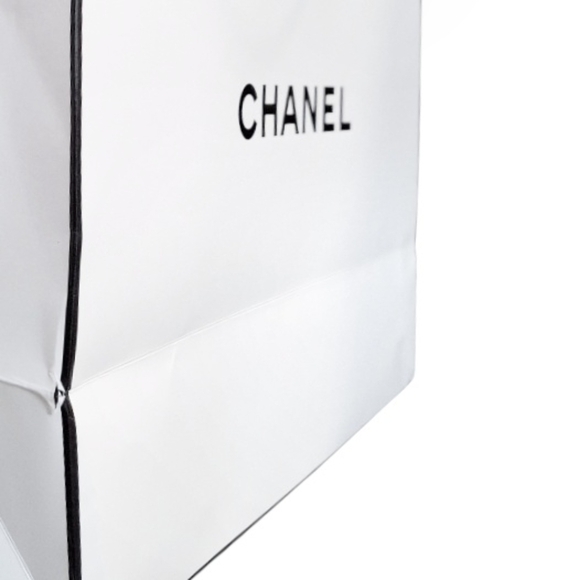 3 Chanel Paper Shopping Bags Bundle Gift Christmas - Picture 7 of 8